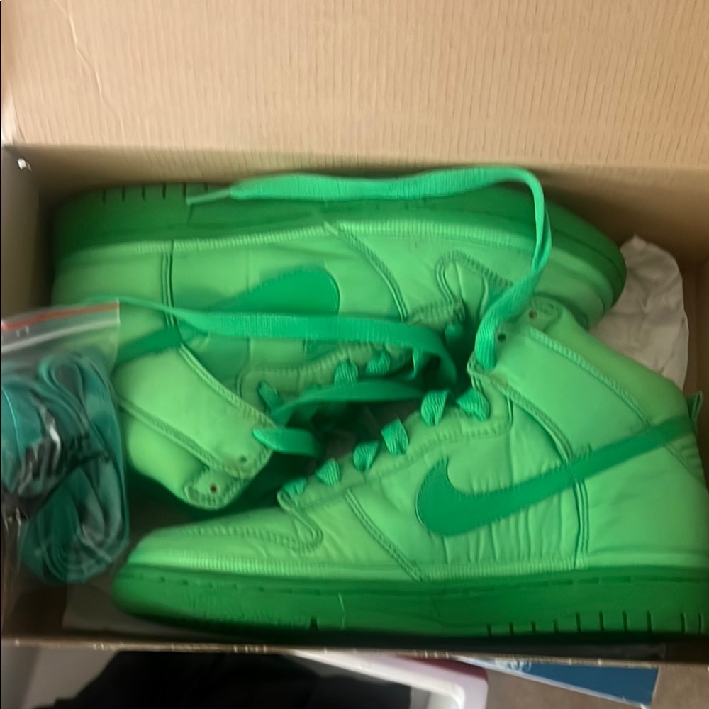 Nike Green High-Top Sneakers